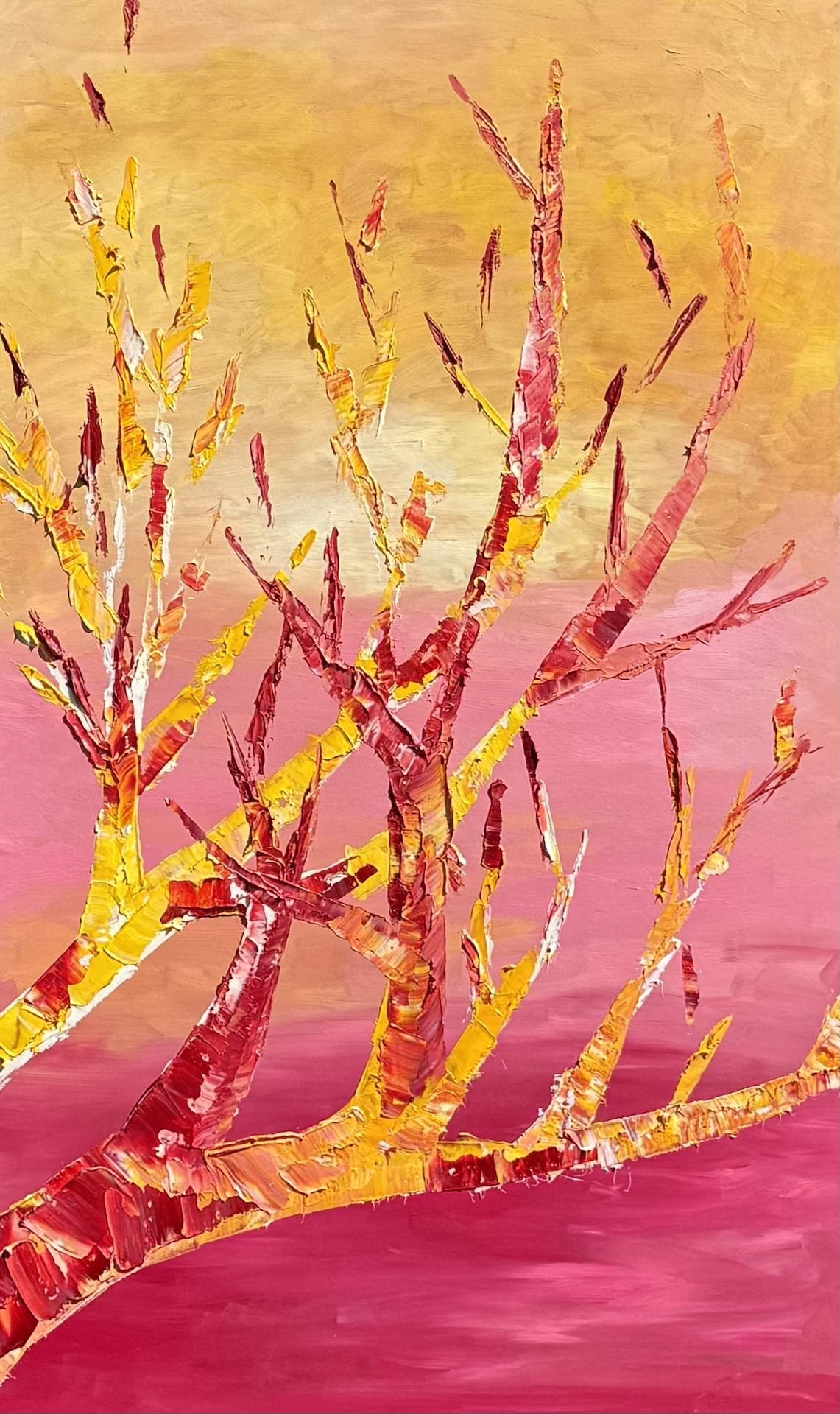 Birch I, 90 × 50 cm, 2023